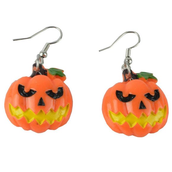Décor d'Halloween Boucles d'Oreilles Citrouille Boucles d'Oreilles Créatives d'Halloween Boucles d'Oreilles d'Halloween Éléments d'Halloween Chauve-Souris Araignée Citrouille Fantôme Boucles d'Oreilles pour Femme Fille