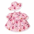 thumbnail image 2 of erdimoy 23 Inch Porch Goose Halloween Dress & Hat 2-Piece Set, Pastel Pink/Purple Ghost Pumpkin Lace Ruffle Outfit, Cute Gothic Statue Costume for Resin Lawn Goose Front Yard Fall Decor, 2 of 6