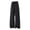 Black, variant on WIZUTIZ Mens Wide Leg Pants Summer Lightweight Relaxed Fit Drawstring Palazzo Pants Straight Boho Beach Pants with Pockets