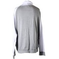 thumbnail image 2 of Univibe Mens Raglan Funnel Neck Sweatshirt, White, Medium, 2 of 3