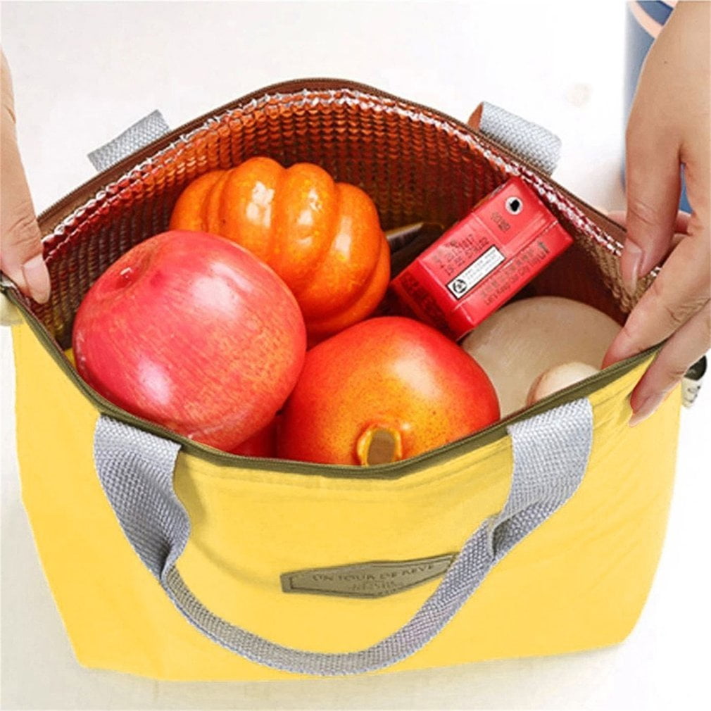 Portable Thermal Insulated Cooler Lunch Box Travel Picnic Carry Tote Bag 
