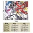 thumbnail image 3 of Power Rangers Bed Blanket Air Conditioner Quilt Ultra Soft Flannel Blanket All Season Fuzzy Blanket Reversible Fluffy Plush Blanket 40"X30", 3 of 8