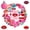 2A-35pcs, variant on 35pcs-50pcs   Art Stickers Fashion Lips Stickers Chic Funny Stickers for Laptop Suitcase Fridge