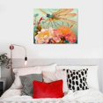 thumbnail image 5 of COMIO DuoBaorom  Dragonfly Canvas Wall Art Abstract Pink Lotus Floral Insect Painting Artwork for Bedroom Bathroom Home Decor Ready to Hang, 5 of 5
