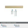 thumbnail image 5 of Amerock Merced 3 inch (76mm) Center-to-Center Golden Champagne Cabinet Pull, 5 of 7