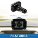 thumbnail image 5 of Kit de Sistema de Monitoreo de Presión de Neumáticos Unique Bargains, Pantalla de Sistema de Monitoreo de Presión de Neumáticos 1 set, 5 of 7