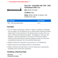 thumbnail image 2 of Drag Link - Compatible with 1990 - 2002 International 4900 6 X 6 1991 1992 1993 1994 1995 1996 1997 1998 1999 2000 2001, 2 of 2