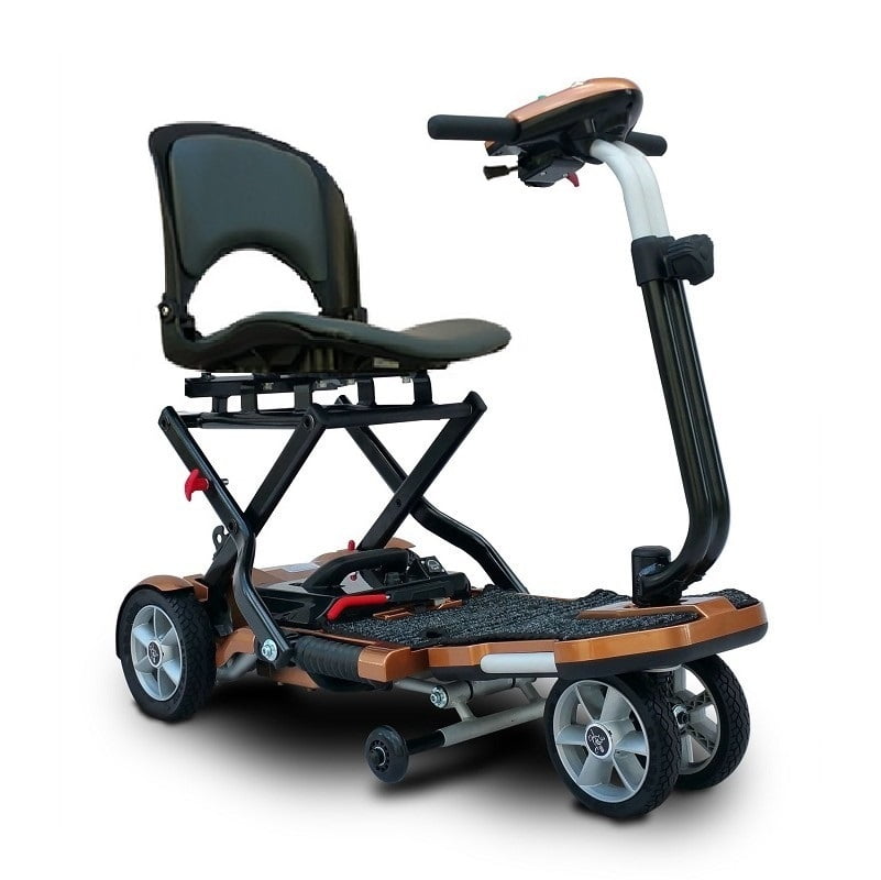 EV Rider Transport Plus Folding Mobility Scooter, Copper Color, 3 Year Warranty