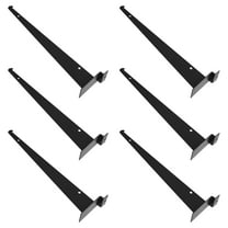 OUNONA 6pcs Heavy Duty Slatwall Shelf Brackets For Garage And Retail Metal Slatwall Accessories Iron Brackets For Shelving And Organization