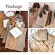 thumbnail image 1 of Hilo de papel 200m Papel de hierro Rattan Hilo natural Papel Macramé Cuerda, Artesanía y Material auxiliar para cumpleaños, Boda, Jardinería o Decoración de mesa-Color natural, 1 of 2