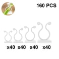 thumbnail image 2 of 160 PCS Plant Climbing Wall Fixture Clips, Plant Clips, Vine Plant Wall Clips, Self-Adhesive Invisible Plant Fixing Hook for Plant Garden Wall Clip, Sticky Plant Fixing Clip, 2 of 9