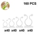 thumbnail image 2 of Apuakthei 160 piezas de clips para fijación de plantas trepadoras de pared, clips para plantas, clips para plantas de enredadera de pared, gancho de fijación de plantas invisible autoadhesivo para, 2 of 8