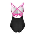 thumbnail image 5 of Sevevn Women's One-Piece Swimsuit Cutout Front Ruched Tummy Control Beachwear Summer Swimwear Black M, 5 of 7