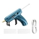 thumbnail image 1 of Pistola de pegamento termofusible con barras de pegamento a batería para manualidades, reparaciones y bricolaje. 10 barras de pegamento azul, 1 of 9