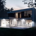 thumbnail image 2 of 2 Piezas Lampara Exterior Pared, 18W 5000K Arbotantes De Pared Exterior LED, 5000LM Lamparas Para Exterior De Casas pared, Lamparas Exteriores Muro, IP65 Impermeable, Para Patio, Pasillo(Luz Natura), 2 of 7