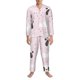 thumbnail image 3 of Fotbe Cute Panda Pijama de Hombre con Estampado de Manga Larga, Conjunto de 2 Piezas, Ropa de Dormir Suave y Cómoda con Bolsillos-X-Large, 3 of 7