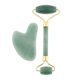 thumbnail image 2 of de 2 uds de ador facial con doble rodillo Verde shamjiam Rodillo de masaje de piedra de jade, 2 of 9