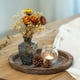 thumbnail image 3 of 2 Piezas Soporte de Velas de Bandeja de Madera RúStica - PequeñO Bandeja de Vela de Pilar Madera para Mesa de Comedor de Granja, 3 of 7