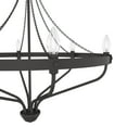 thumbnail image 4 of Hunter - Merlin 6-light Noble Bronze, Large Chandelier, Dimmable, Industrial Style, Empire Shaped, for Bedrooms, Dining, Living Rooms - 19796, 4 of 7