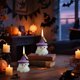 thumbnail image 1 of Vela de Halloween con Aroma de Mago Espeluznante. Vela Aromática Original Hecha a Mano., 1 of 6