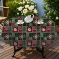 thumbnail image 4 of Pioneer Flower Floral Print Pattern Round Tablecloth 60 X 60 Inch, Wrinkle Resistant Wipeable Table Cloth for Kitchen Dining Picnic Patio Party, 4 of 6