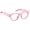 Pink, variant on Kids Smart Glasses with RGB Lights, Open Ear Bluetooth Audio Glasses, UV400 Blue Light Blocking, Built-in Mic, Hands Free Calls, Voice Control, Magnetic Charging
