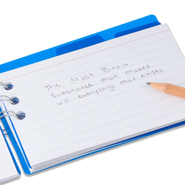 Pen+Gear Ringed Poly Cover Index Cards, 60-Count photo 4