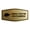 Brushed Gold, variant on Fancy Smile You're On Camera Sign (Black / Silver) - Small