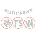 thumbnail image 6 of Gymnture Glittery Let It Snow Banner with Snowflake Garland Winter Decorations for Door Classroom and Party Holiday Celebrations Xmas Party Favor, 6 of 10