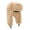 Khaki, variant on Faux Fur Trapper Hat, Warm Winter Ushanka Earflap Cap for Men Women