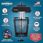Flowtron Replacement Durable Top Cover for Indoor & Outdoor, Waterproof, Bees Zapper, Single Piece, Black, 1 Count