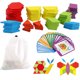 thumbnail image 4 of Tablero de rompecabezas de madera de 155 piezas Bloque de rompecabezas de madera educativo para niños con bolsa de almacenamiento Juguete para niños Irene Inevent FN0438-00B, 4 of 7
