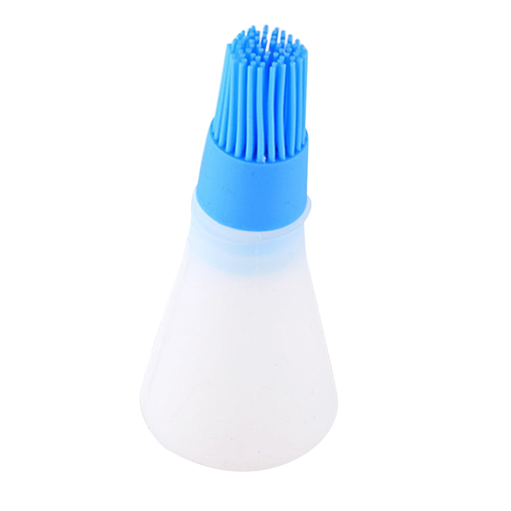 1PC Silicone Brush Oil Control Bottle Honey Wine Sauce Grill BBQ Kitchen Cooking Baking Basting Outdoor Barbecue 