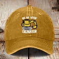 thumbnail image 2 of WEIYLL Girl's Baseball Cap Kid'S Vintage Embroidered Distresed Yellow Beach Hats One Size, 2 of 3