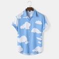 thumbnail image 1 of LSLJS T-shirt pour Homme Nouveau Décontracté Mode Décontracté Col à Revers Chemise à Carreaux Décontractée Veste Manches Longues Col Rabattu Blouse et Chemise, 1 of 3