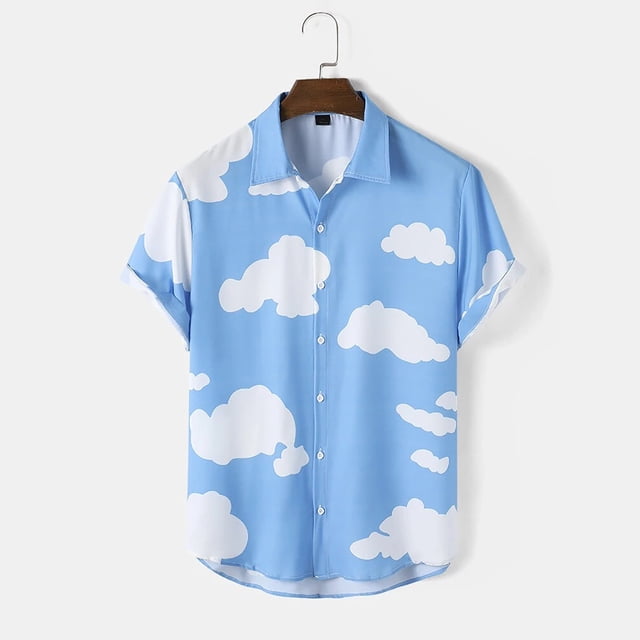 LSLJS T-shirt pour Homme Nouveau Décontracté Mode Décontracté Col à Revers Chemise à Carreaux Décontractée Veste Manches Longues Col Rabattu Blouse et Chemise