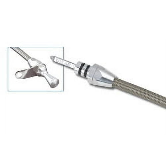 Lokar TD-34L80TM LOCTD-34L80TM HI-TECH FLEXIBLE BRAIDED STAINLESS TRANSMISSION DIPSTICK