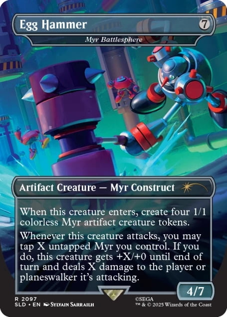 Magic the Gathering Secret Lair x Sonic the Hedgehog: Turbo Gear - Non-Foil Edition