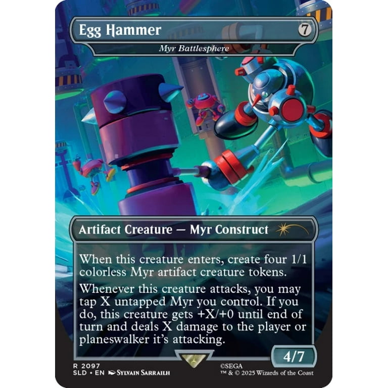 Magic the Gathering Secret Lair x Sonic the Hedgehog: Turbo Gear