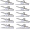 thumbnail image 1 of 10 White Headphone Clips, Headphone Clips with 360 Degree Rotating Cable, Fits Most Monster, Sony, Sennheiser and Plantronics Headphones., 1 of 4