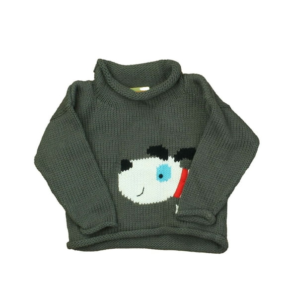 Pre-owned: Clauce Boys Grey | Dog Sweater size: 12 Months (Excellent)