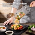 thumbnail image 3 of Rolling Grill Basket with Removable Wooden Handle 304 Stainless Steel Nesting BBQ Tools Smoker Grilling Accessories for Vegetable, Outdoor Cooking Camping with 2 Grill Basket Open Hooks, 3 of 7