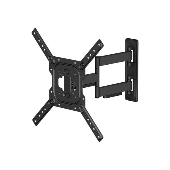 Monoprice TV Wall Mount Bracket For TVs 24in to 55in, Full-Motion Articulating, Max Weight 77lbs, VESA Patterns Up to 400x400, Rotating, UL Certified