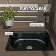 thumbnail image 4 of Olurrisa Potting Bench,Wooden Potting Bench with Storage, Sink, Water Tap, 4 of 6