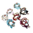 thumbnail image 4 of Pulsera de Moda ANGGREK 35 Piezas Pulseras con Cuentas para Mujer Estilo Universitario, 4 of 7