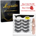 thumbnail image 1 of MB 4 pares 5 pestañas magnéticas juego de pinzas para delineador de ojos 3D pestañas de visón pestañas postizas artificiales naturales para Faux Cils magnetique Tan Jianjun unisex, 1 of 2
