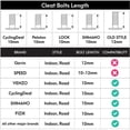 thumbnail image 4 of Bike Replacement Cleats Road Bike Cleat Set 9 Degree Bike Replacement Cleat Float Cycling Cleats, 4 of 9