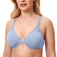thumbnail image 1 of Sostén DELIMIRA Talla Grande con Cierre Frontal y Espalda Deportiva 36E Azul Luna, 1 of 2