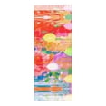 thumbnail image 3 of Mode Femmes Tassel Scarf, Aquarelle Abstrait Ballons Long Châle, Léger et Chaud, 3 of 6