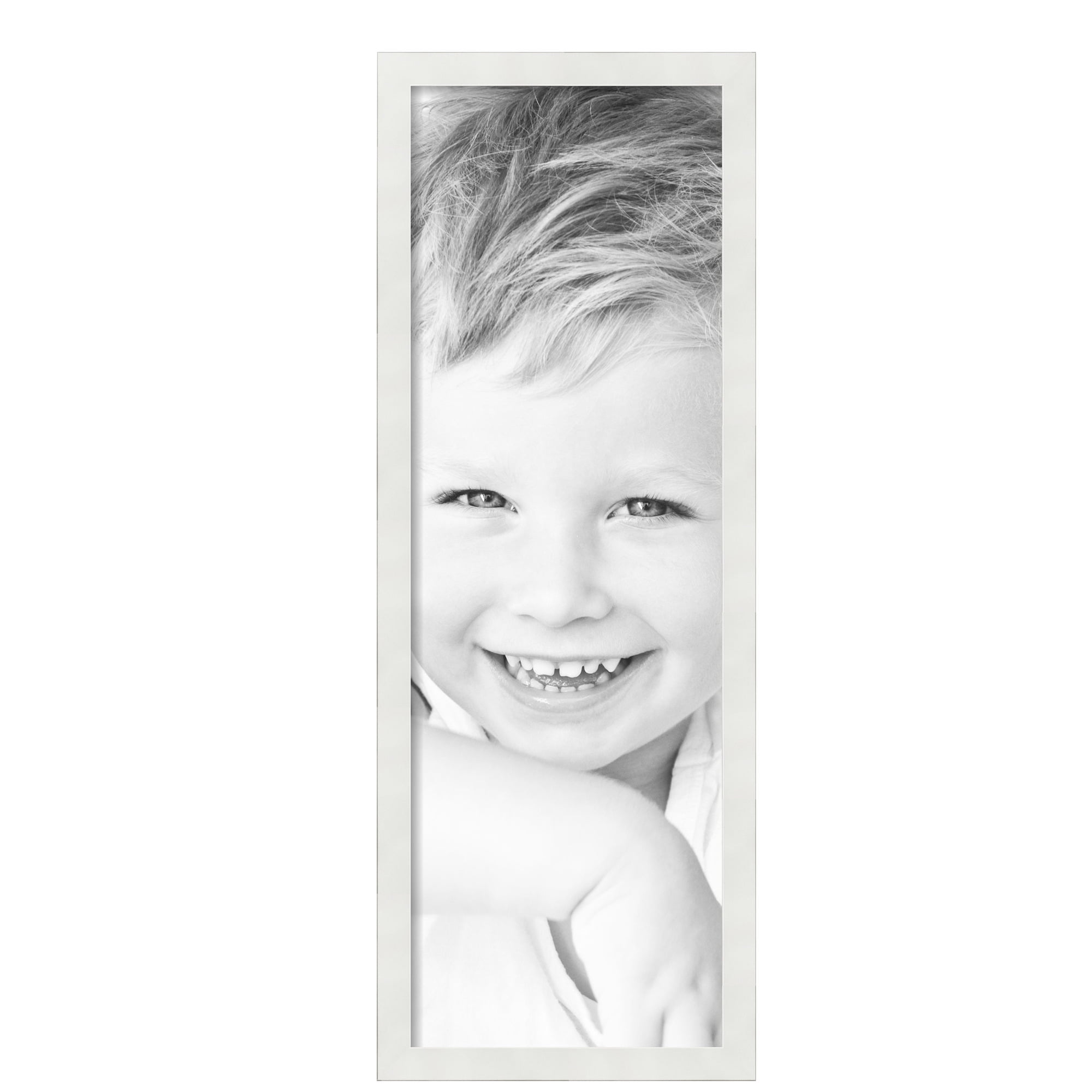 ArtToFrames 12" x 36" White Picture Frame, 12x36 inch White MDF Poster Frame (WOM-3930), Pack